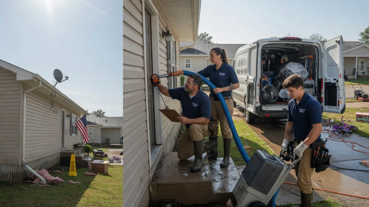 Ceiling Water Damage Restoration in Merrillan, WI near me